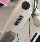 Ciao Tankaufkleber Schriftzug Sticker Tank silber...