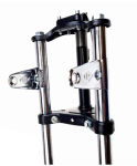 Teleskopgabel Gabel Telegabel chrom / schwarz Piaggio Bravo -EBR-