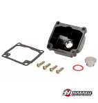 Schwimmerkammer PHBG Aluminium schwarz -Racing- / Ablaßschraube -Naraku-