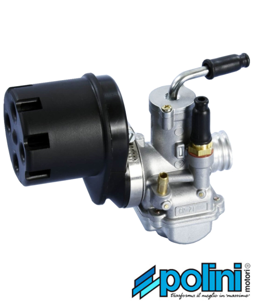 Vergaser Polini CP 21mm Handchoke und Luftfilter Ciao, Bravo, Si -Polini-