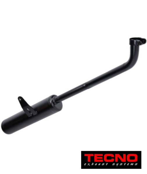 Auspuff Schalldämpfer Piaggio Boxer 1+2 bis Ø 46mm Zylinder -Tecno-