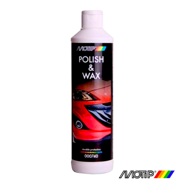 Polish & Wax Car-Care 500ml Flasche -Motip-