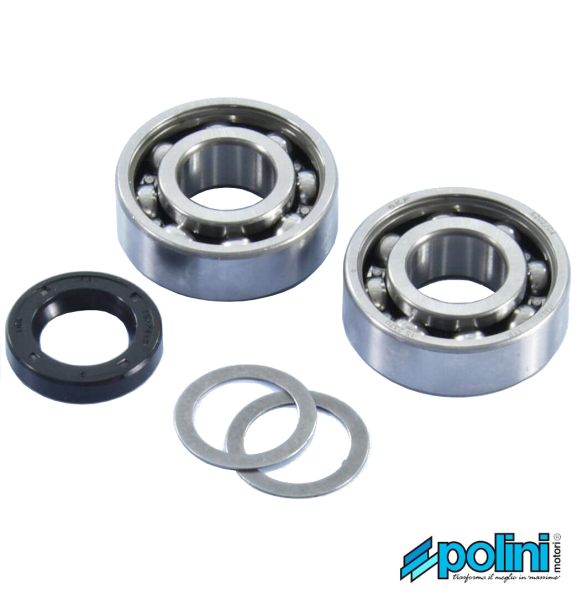Motor Kurbelwellen Überpolsatz 2x Lager 6202/C4 2820008 -Polini-
