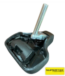 Sattel Rundrohr Moped universal Ø 15mm Rohr - 26cm breit -Supertec-