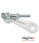 Bremsarm mit Adapter einstellbar Gussfelgen Ciao, Bravo, Vespa Si -BGM-
