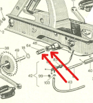 Buchse Pedalwelle Reparatursatz Revisionskit Tretwelle Ciao, Bravo -OEM-