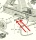 Buchse Pedalwelle Reparatursatz Revisionskit Tretwelle Ciao, Bravo -OEM-